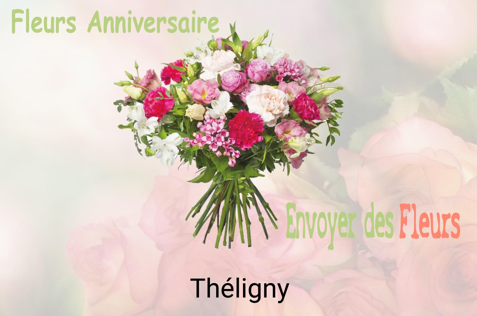 Bouquet de fleurs d’anniversaire livré à Théligny